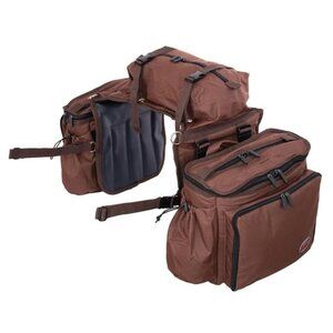 Reinsman Deluxe Insulated Cooler Saddle Bag Brown
